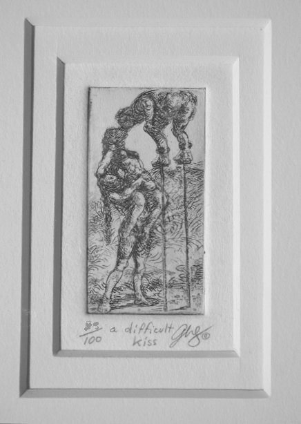 original intaglio etching by Grant Silverstein
